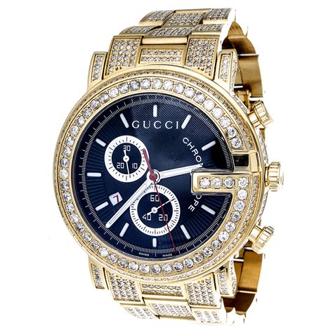 men's gucci diamond watch|gucci men watches clearance.